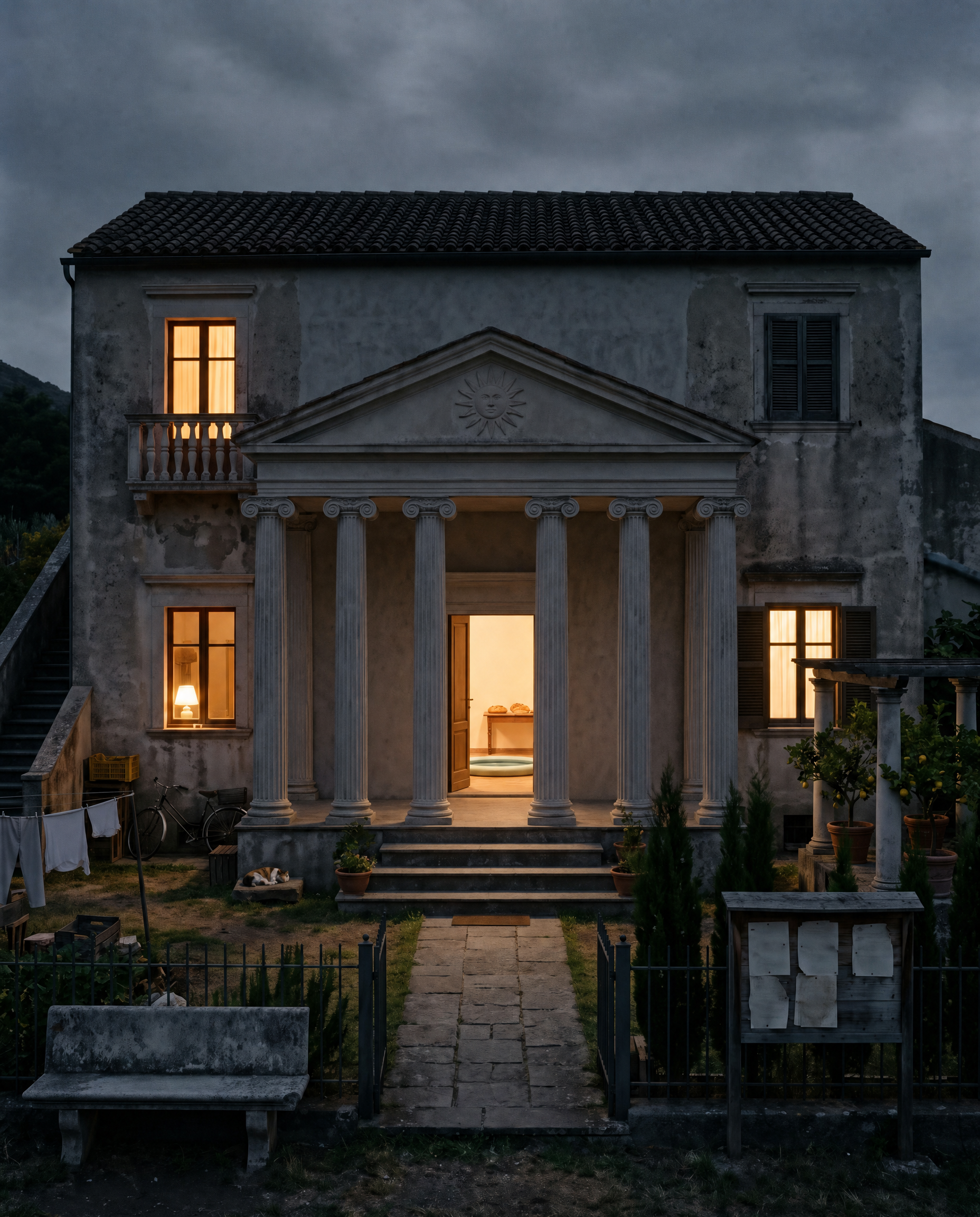 Villa Terem, the evening of 10 September